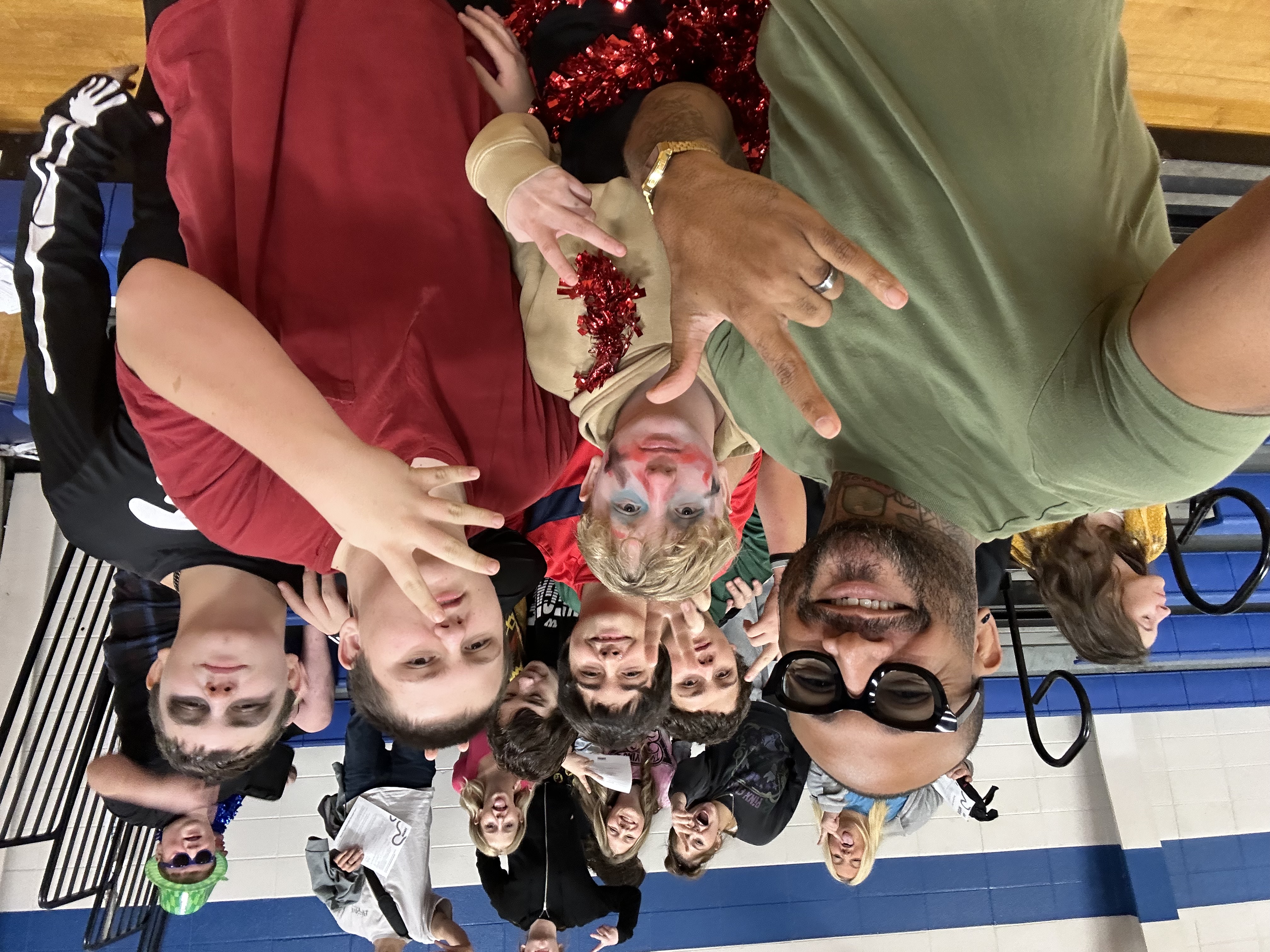 Chris classroom selfie